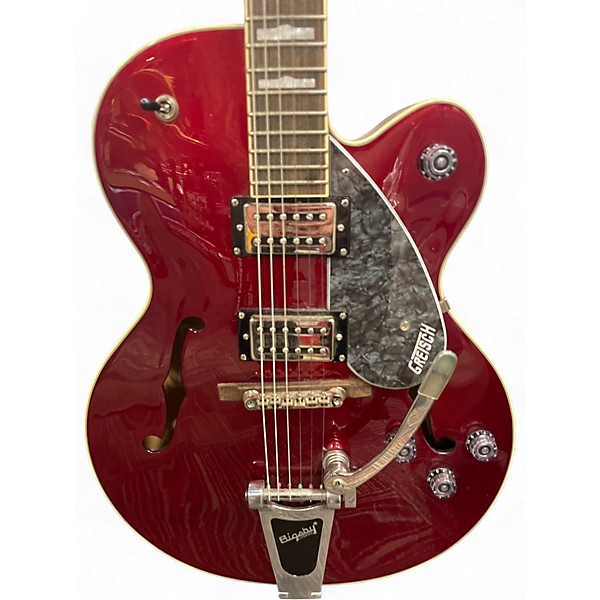Used Gretsch Guitars G2450T Candy Apple Red Hollow Body Electric Guitar