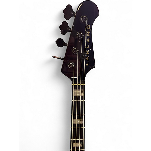 Used Lakland 44-64 GZ SKYLINE SERIES  Black Electric Bass Guitar