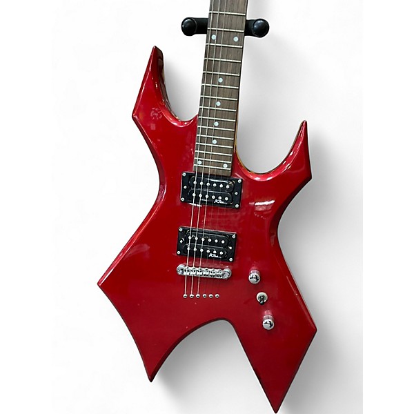 Used B.C. Rich Warlock Crimson Solid Body Electric Guitar