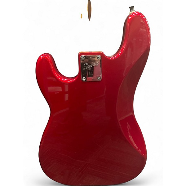 Used Squier Affinity Precision Bass Red Electric Bass Guitar