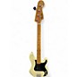Used Fender Standard Precision Bass Olympic White Electric Bass Guitar thumbnail