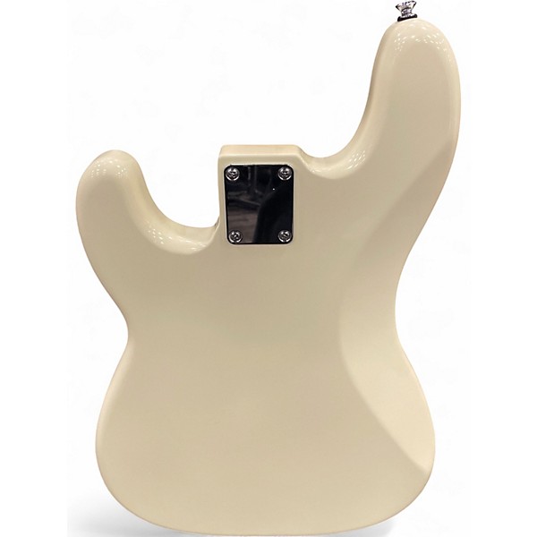 Used Fender Standard Precision Bass Olympic White Electric Bass Guitar