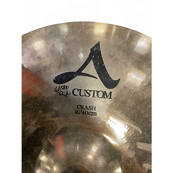 Used Zildjian 16in A Custom Crash Cymbal