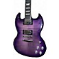 Used Epiphone SG Modern Figured Purple Burst Solid Body Electric Guitar