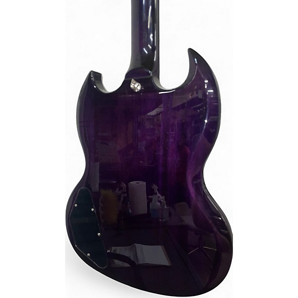 Used Epiphone SG Modern Figured Purple Burst Solid Body Electric Guitar