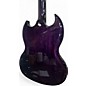 Used Epiphone SG Modern Figured Purple Burst Solid Body Electric Guitar