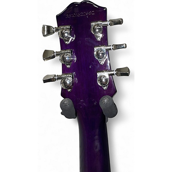 Used Epiphone SG Modern Figured Purple Burst Solid Body Electric Guitar