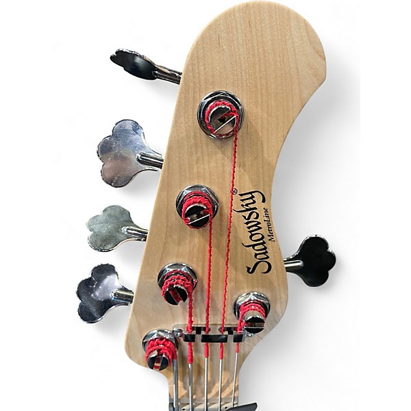 Used Sadowsky Guitars Metroline MJ 5 Ocean Blue Electric Bass Guitar