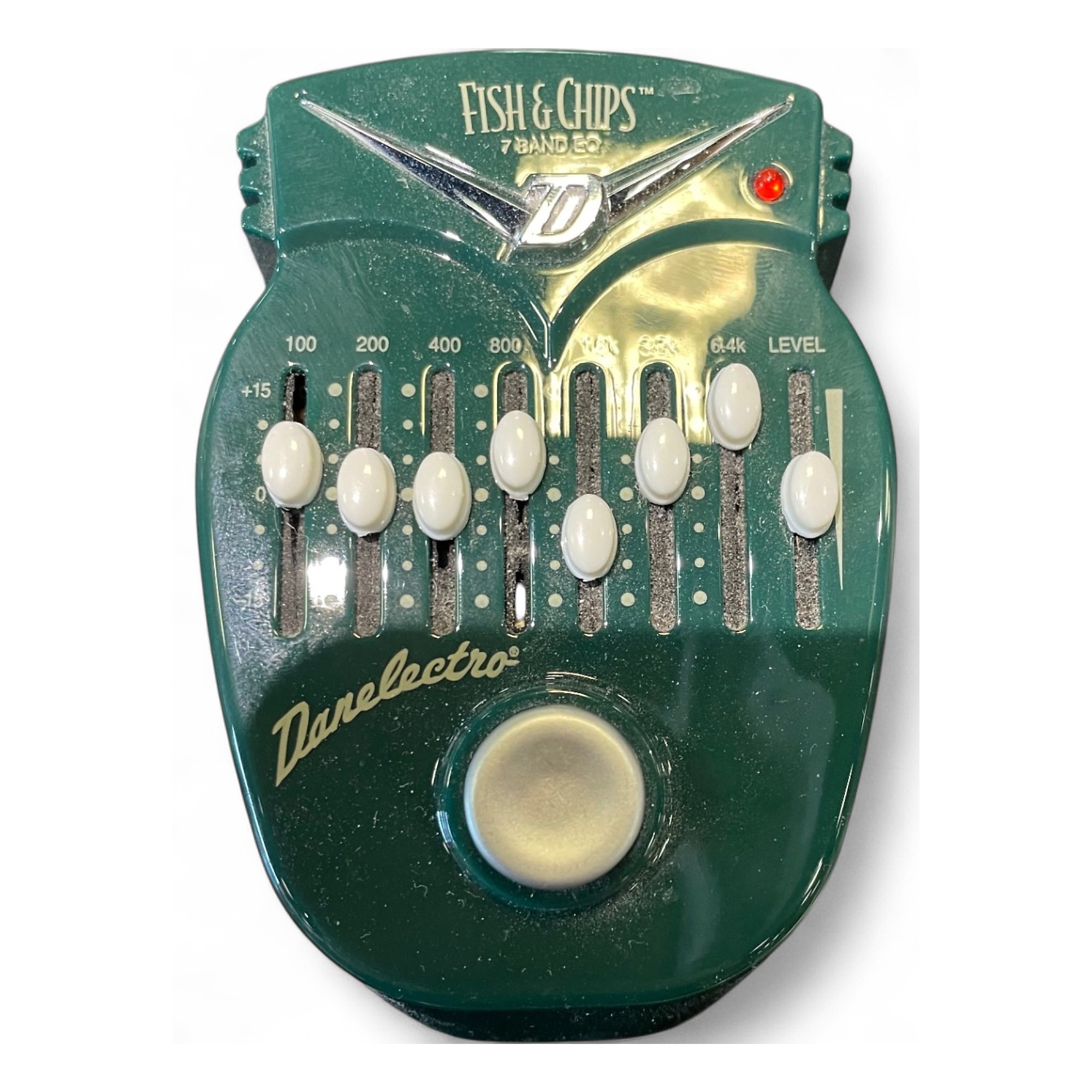希少Danelectro Fish & ChipsギターエフェクターDJ-14 Used Danelectro DJ14 Fish and Chips 7-Band EQ Pedal | Guitar Center