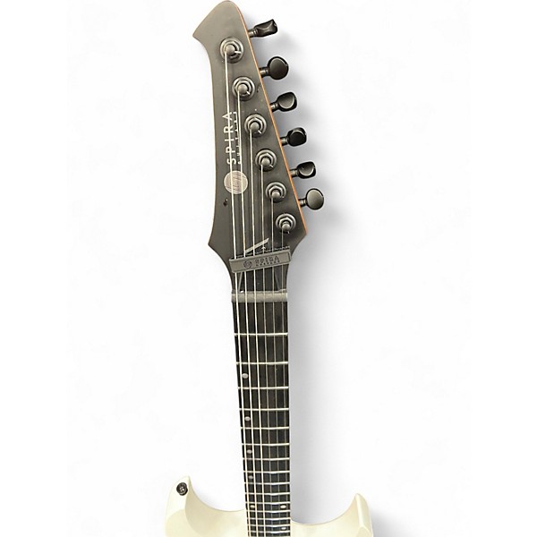 Used Spira S400 White Solid Body Electric Guitar