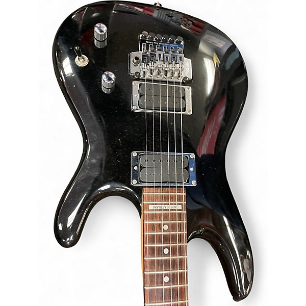 Used Ibanez JS100 Joe Satriani Signature Black Solid Body Electric Guitar