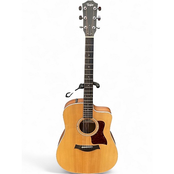 Used Taylor 210CE Natural Acoustic Electric Guitar
