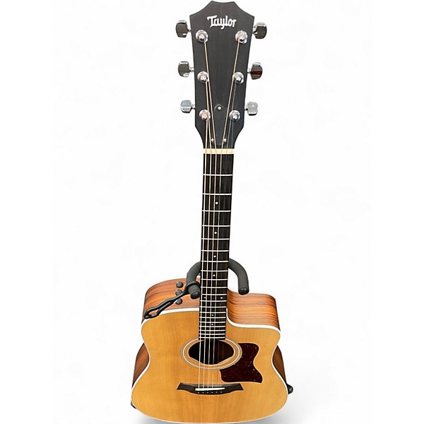 Used Taylor 210CE Natural Acoustic Electric Guitar