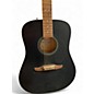 Used Fender Redondo Satin Black Acoustic Electric Guitar