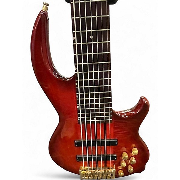 Used Groove Tools By Conklin BRIAN PICKENS 7 STRING BASS WINE RED Electric Bass Guitar