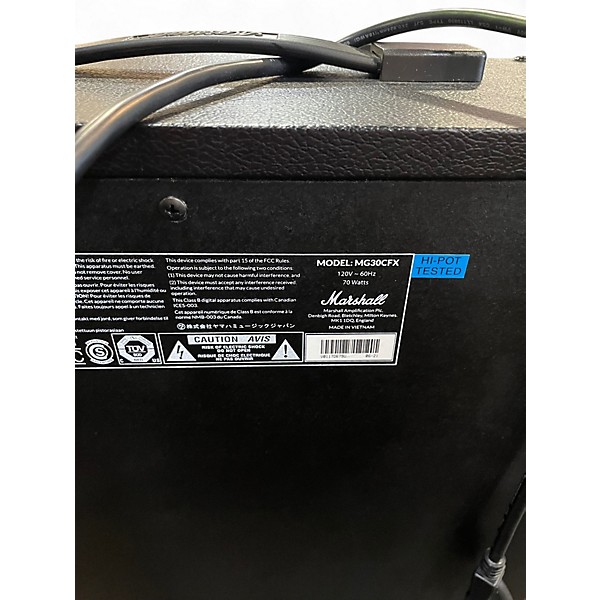 Used Marshall MG30FX 1x10 30W Guitar Combo Amp