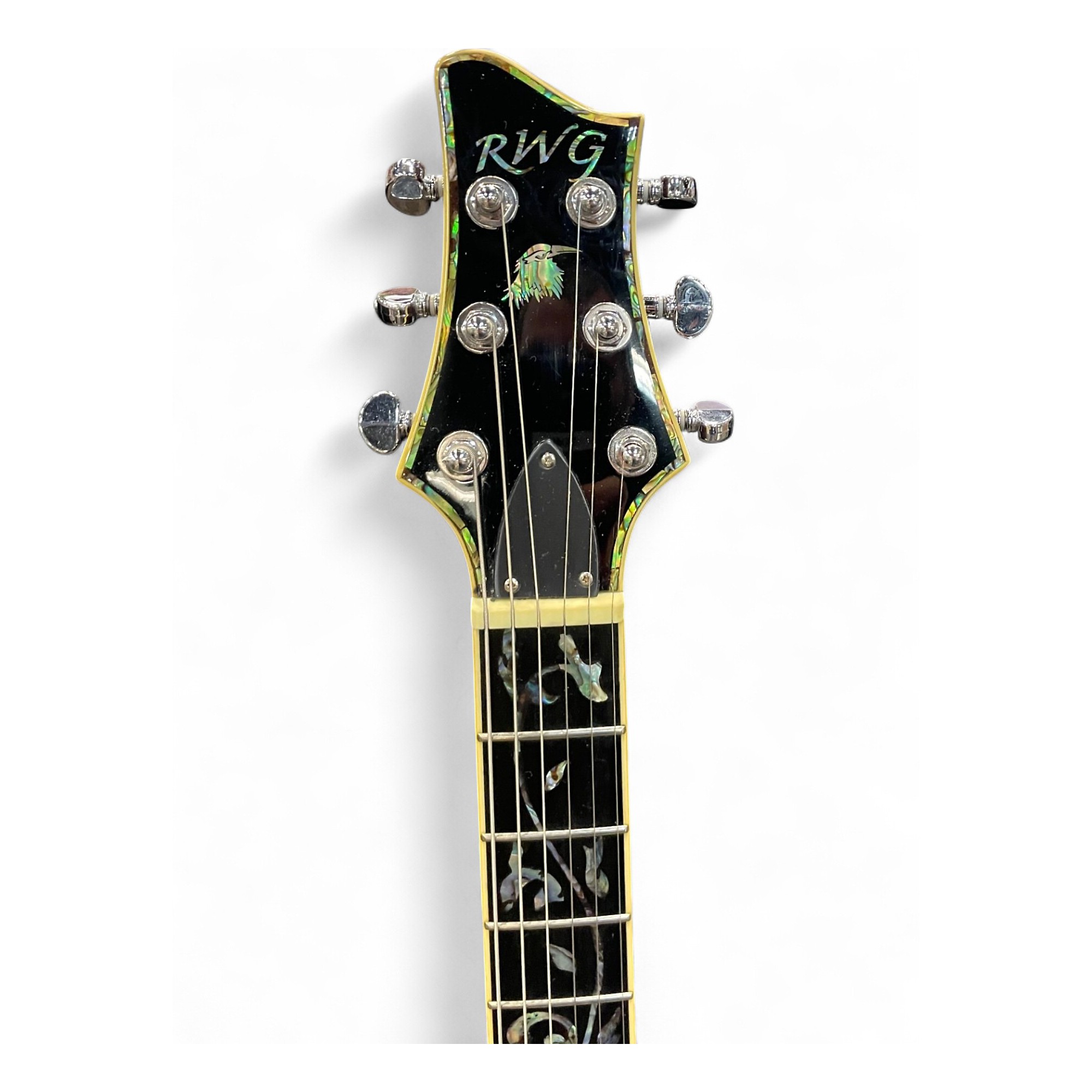 Used Raven West RG450 Trans Blonde Hollow Body Electric Guitar