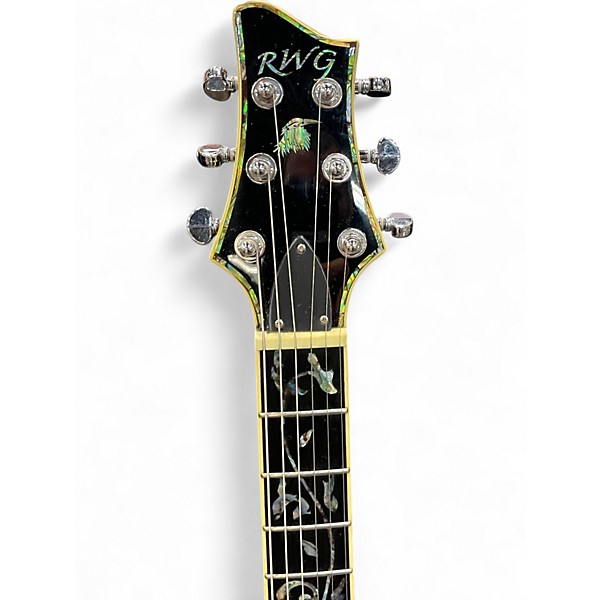 Used Raven West RG450 Trans Blonde Hollow Body Electric Guitar