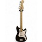 Used Squier Bronco Black Electric Bass Guitar thumbnail