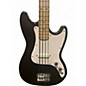 Used Squier Bronco Black Electric Bass Guitar