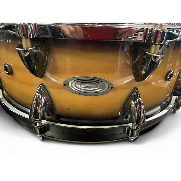 Used Orange County Drum & Percussion 6X14 Miscellaneous Snare 2 Color Sunburst Drum