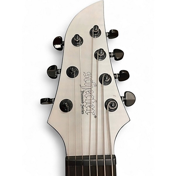 Used Schecter Guitar Research km7 mkii Arctic White Solid Body Electric Guitar