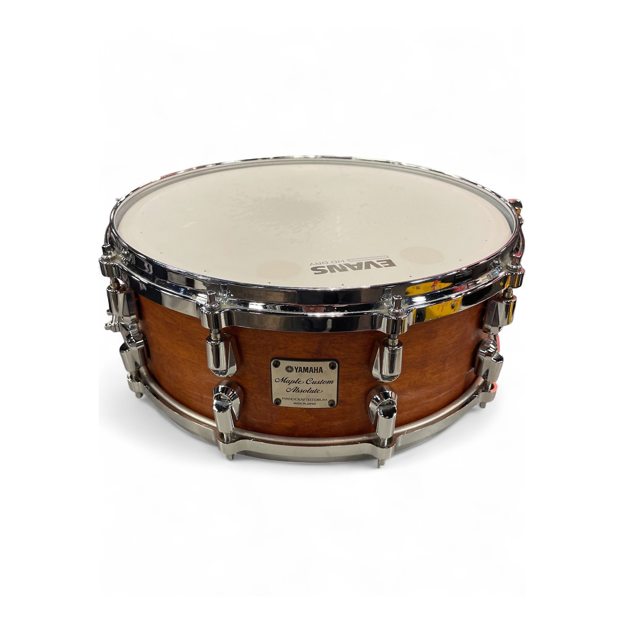 Used Yamaha 5.5X14 MAPLE CUSTOM ABSOLUTE STAINED Drum STAINED 10