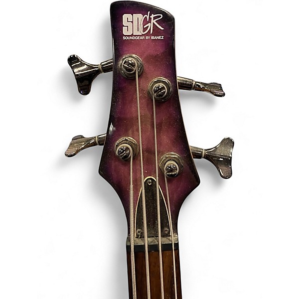 Used Ibanez SDGR Pink Electric Bass Guitar