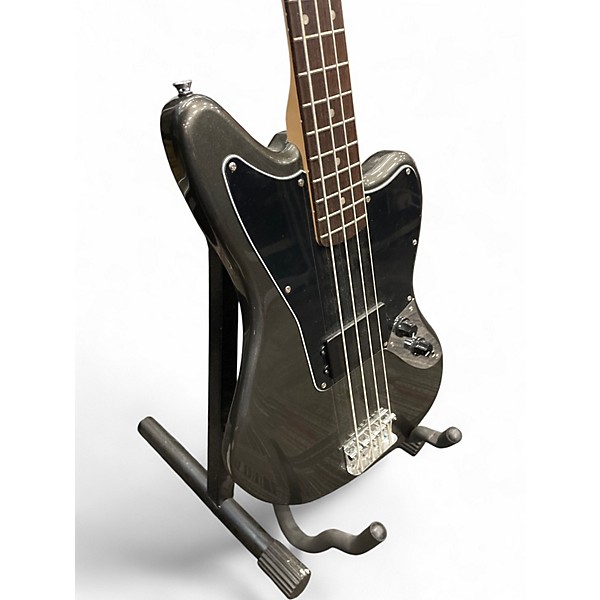 Used Squier Affinity Jaguar Bass Charcoal Electric Bass Guitar