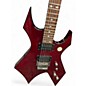 Used B.C. Rich MK7 WARLOCK Trans Crimson Red Solid Body Electric Guitar