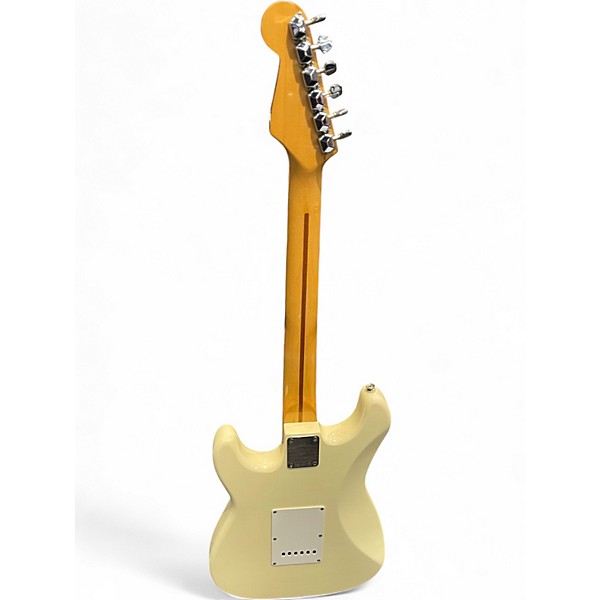 Used 1989 Squier E SERIES STRATOCASTER Vintage White Solid Body Electric Guitar