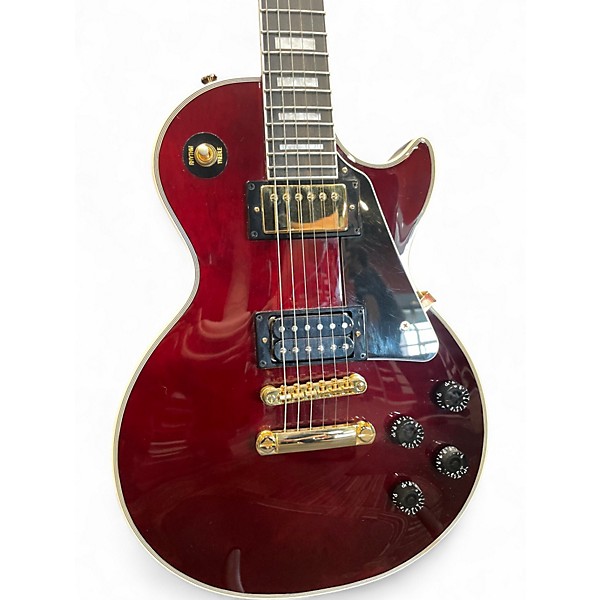 Used Epiphone Jerry Cantrell "Wino" Les Paul Custom Wine Red Solid Body Electric Guitar
