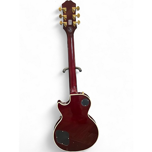 Used Epiphone Jerry Cantrell "Wino" Les Paul Custom Wine Red Solid Body Electric Guitar