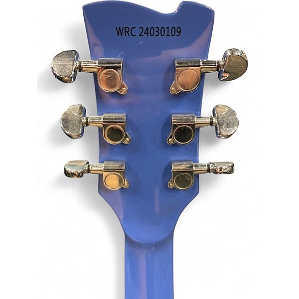 Used Westcreek racer Blue Solid Body Electric Guitar