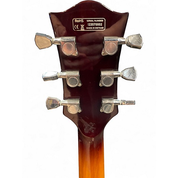 Used Iyv ijz300 2 Color Sunburst Hollow Body Electric Guitar