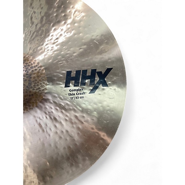 Used SABIAN 17in HHX Complex Thin Crash Cymbal