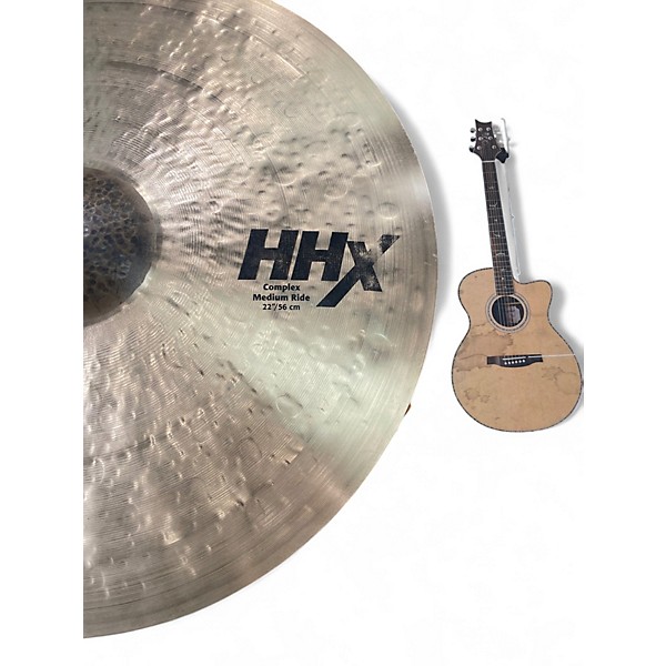 Used SABIAN 22in HHX Complex Medium Ride Cymbal