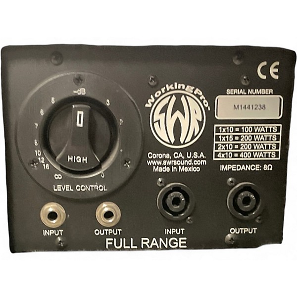 Used SWR WorkingPro 4x10 Bass Cabinet