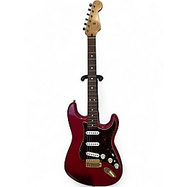 Used 1997 Fender Stratocaster Deluxe Cherry Solid Body Electric Guitar