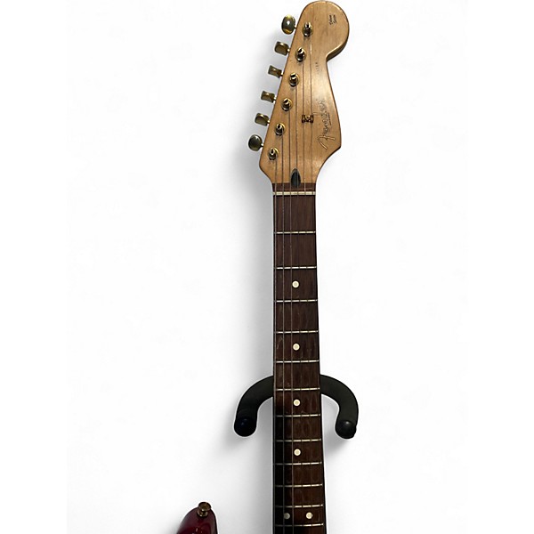 Used 1997 Fender Stratocaster Deluxe Cherry Solid Body Electric Guitar