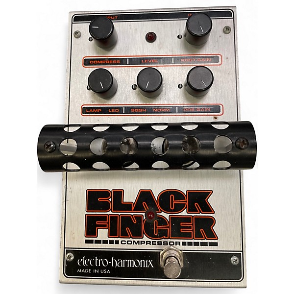 Vintage 1990s Electro-Harmonix Classics Black Finger Compressor Effect Pedal