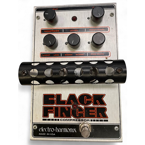 Vintage 1990s Electro-Harmonix Classics Black Finger Compressor Effect Pedal