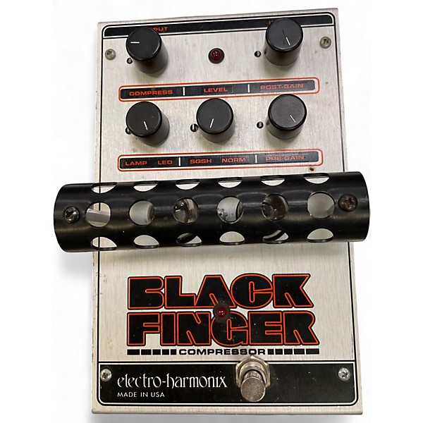 Vintage 1990s Electro-Harmonix Classics Black Finger Compressor Effect Pedal