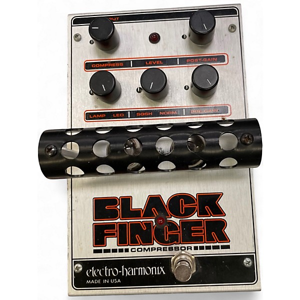 Vintage 1990s Electro-Harmonix Classics Black Finger Compressor Effect Pedal