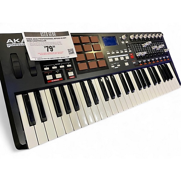 Used Akai Professional MPK49 49 Key MIDI Controller