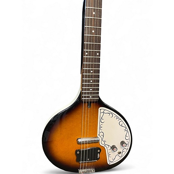 Used Danelectro BABY SITAR BROWN BURST Solid Body Electric Guitar