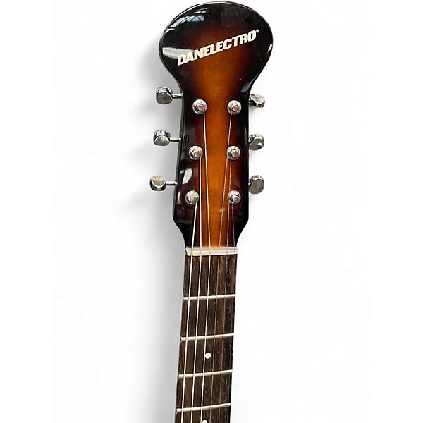 Used Danelectro BABY SITAR BROWN BURST Solid Body Electric Guitar