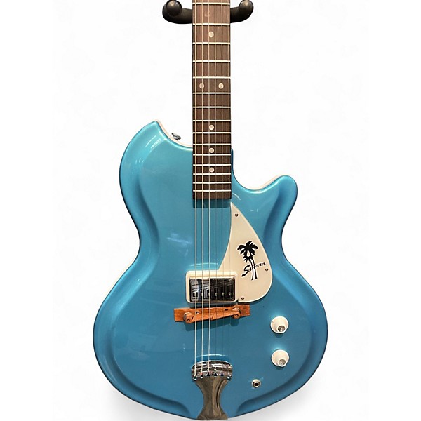 Used Supro SAHARA 1570WB Blue Solid Body Electric Guitar
