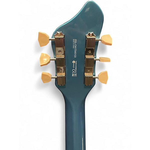 Used Supro SAHARA 1570WB Blue Solid Body Electric Guitar
