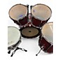 Used Pearl 5 Piece Export Maroon Drum Kit